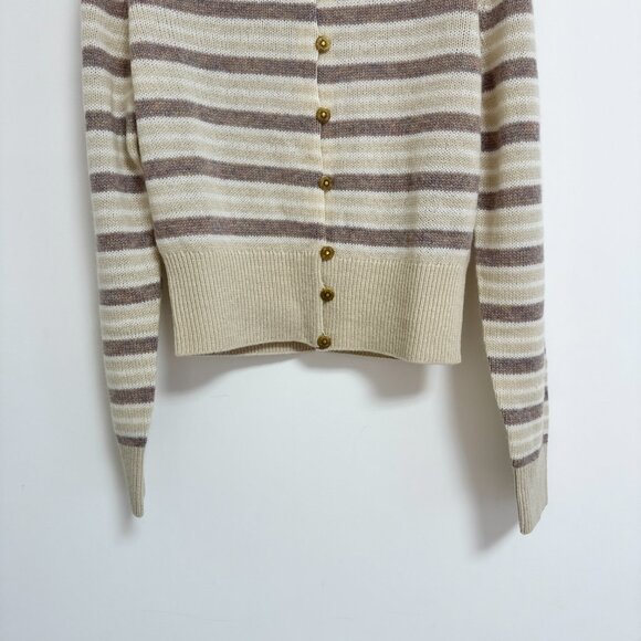 LORO PIANA Striped cashmere cardigan - Picture 5 of 10